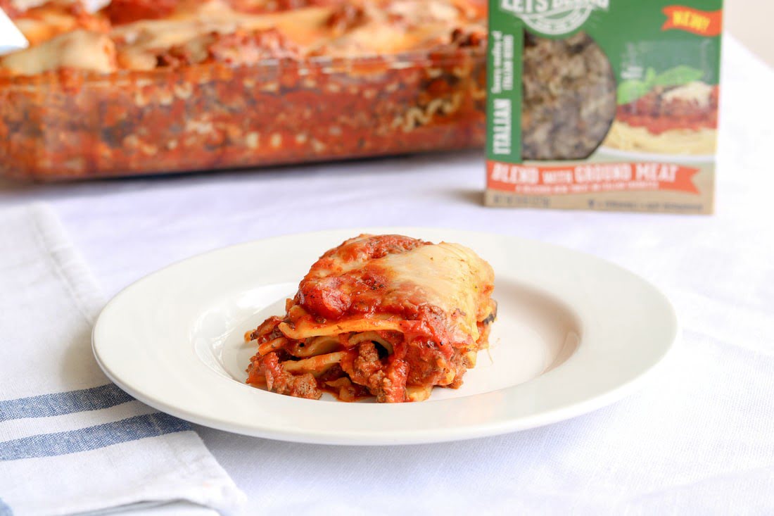 GlutenFree Beef and Mushroom Lasagna Kiss in the Kitchen Simple & Healthy Recipes